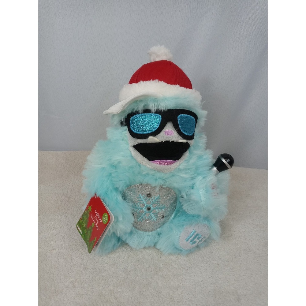 Christmas YETI Abominable Snowman-Plays Ice Ice Baby Lights Up &‎ Shakes Plush